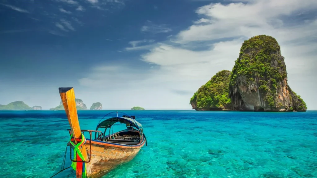 andaman beach side view
