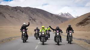 bikers in leh